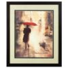 Agatiyo Framed Man Under Umbrella Wall Art