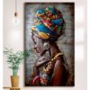 Maleika Picture Metal Wall Art In Multicolor And Brown